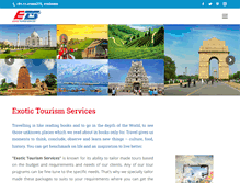 Tablet Screenshot of exotictourismservices.com